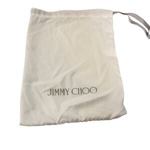 Jimmy Choo Drawstring Cover Dust Bag 14" L x‎ 10" W  Travel Luxury Designer